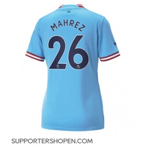 Manchester City Riyad Mahrez #26 Hemma Matchtröja Dam 2022-23 Kortärmad